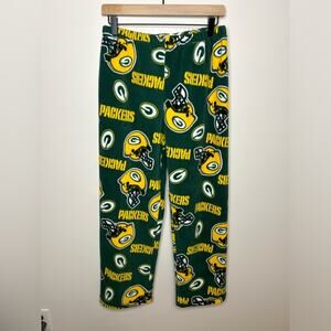 Youth NFL Green Bay Packers Fleece Pajama Pants- Youth Large